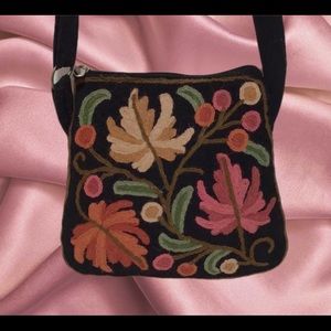 stem Embroidered Crossbody Bag, Lightweight
